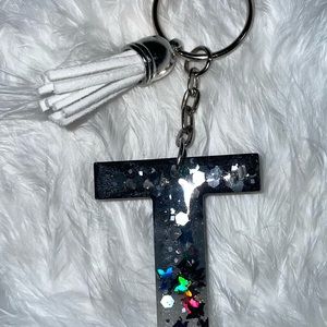 Letter T Keychain